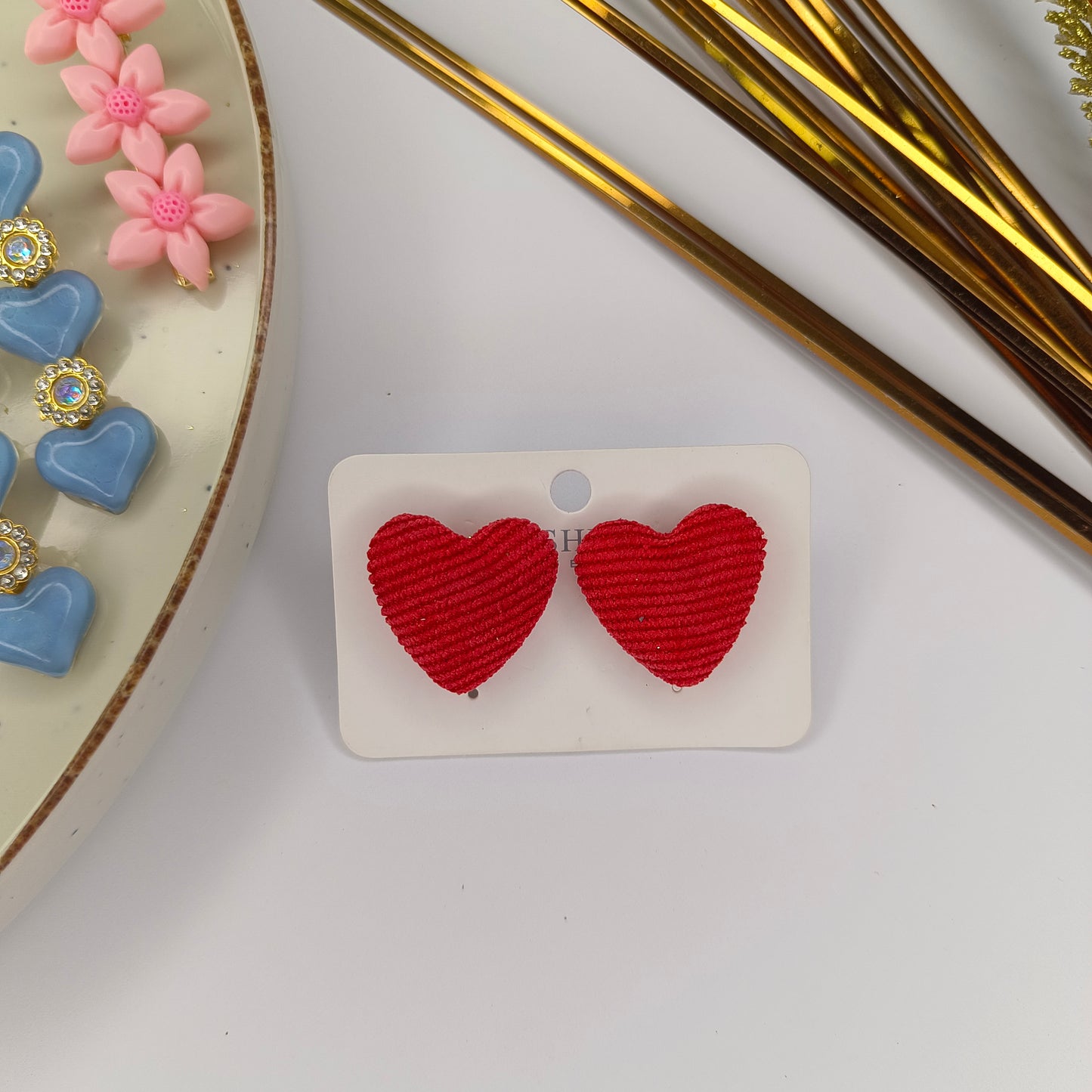 Korean Heart Earings