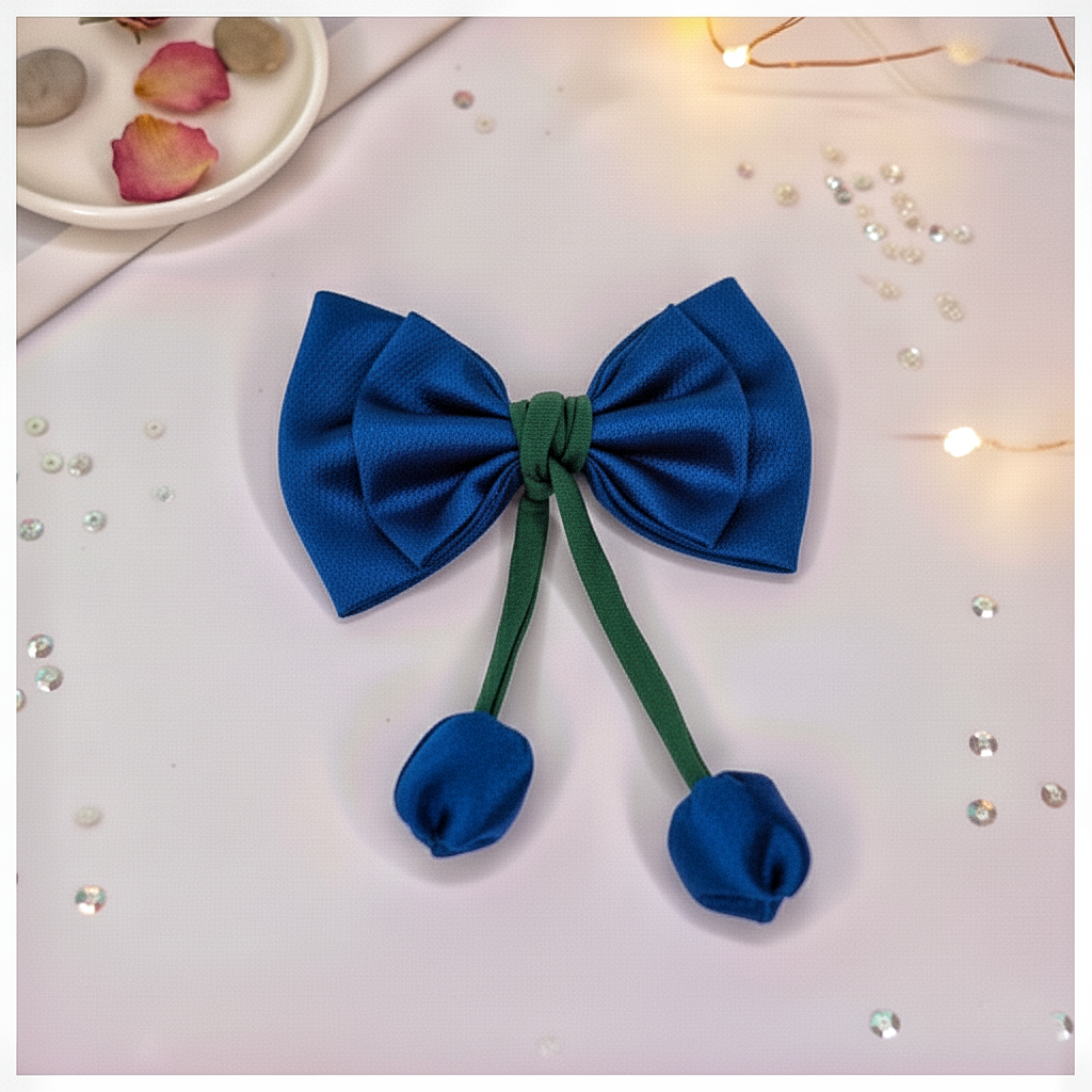 Deep Ocean Tulip HairBow