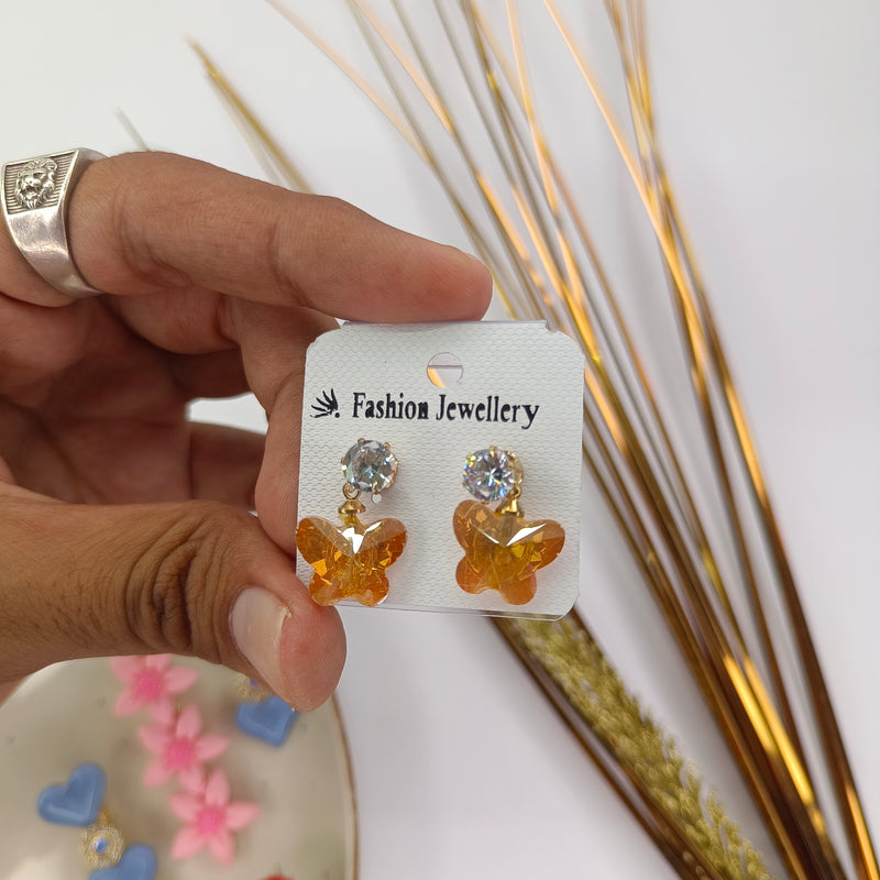 Tanzarine Crystal Earings