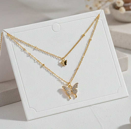 Double chain Korean Necklace