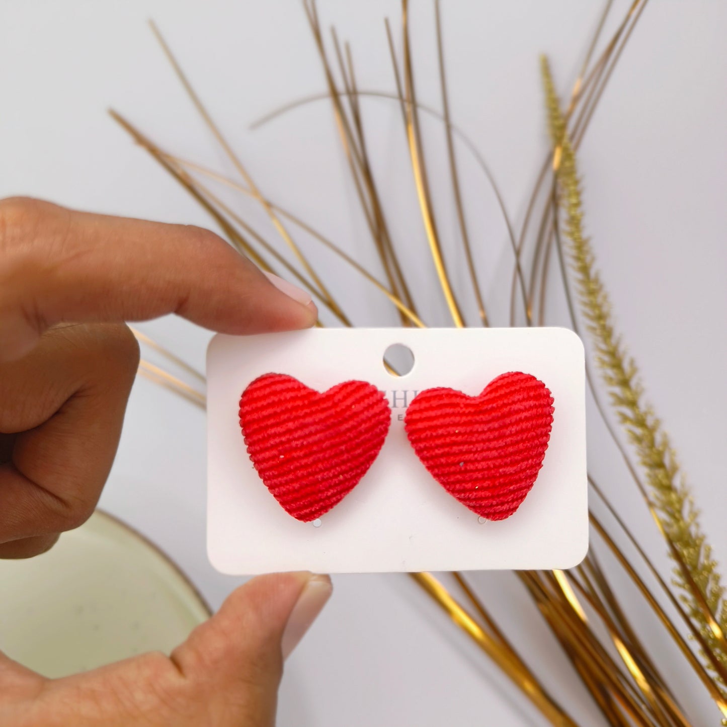 Korean Heart Earings