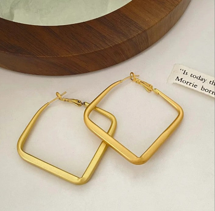 Metallic Squares (Earings)