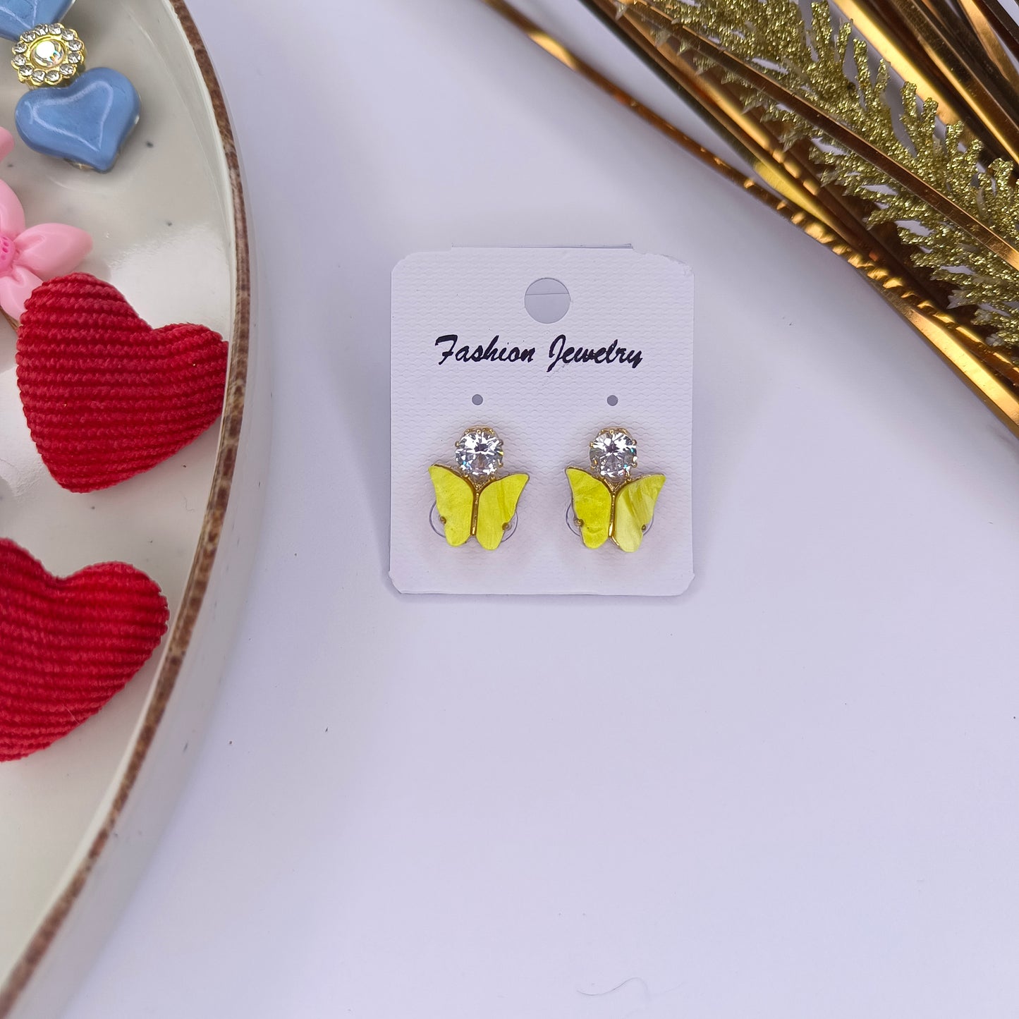 YELLOW Butterfly Earings