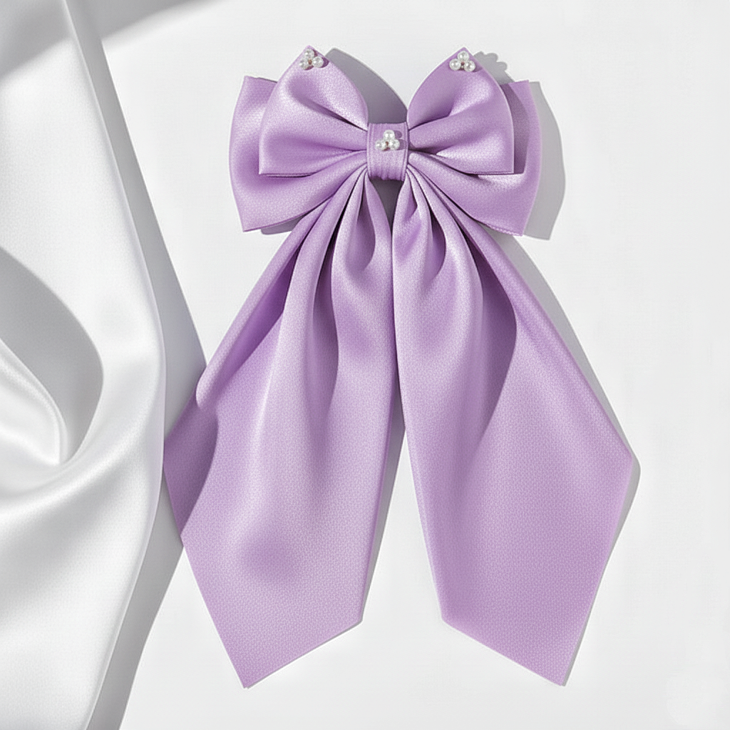 Lilac color Hairbow