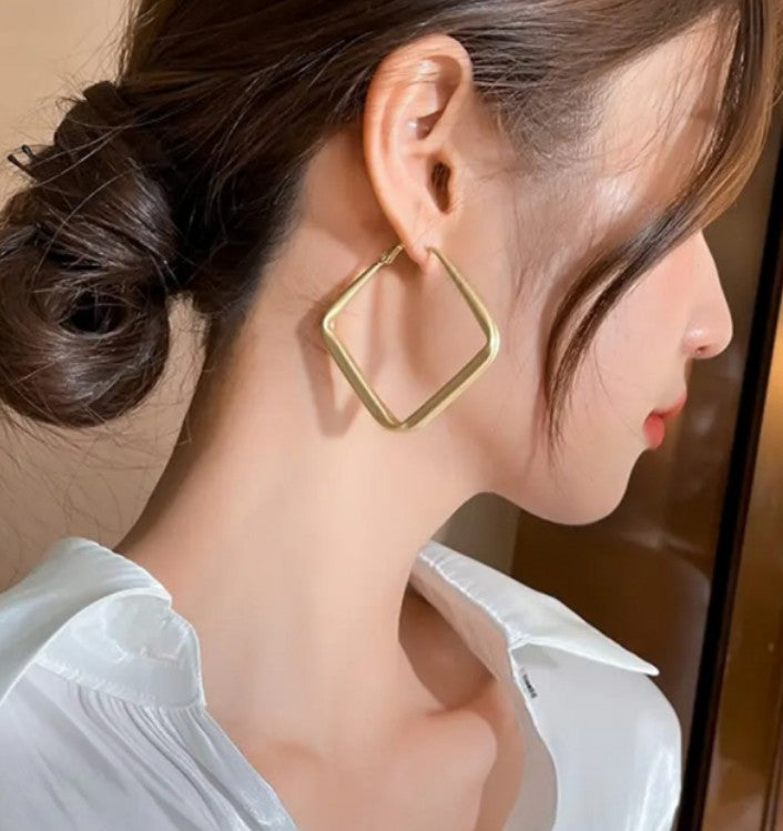 Metallic Squares (Earings)