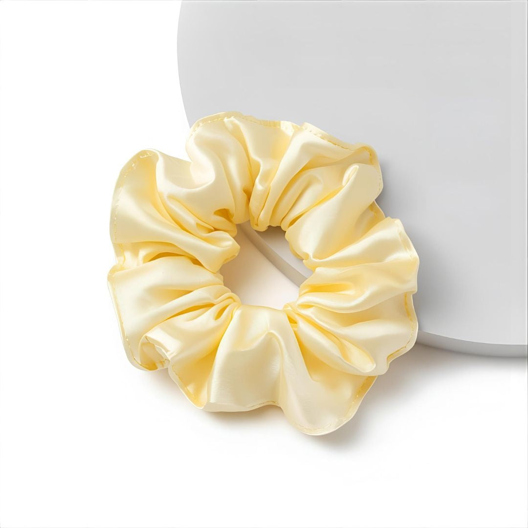 Lemon colour Scrunchie [1 pc.]