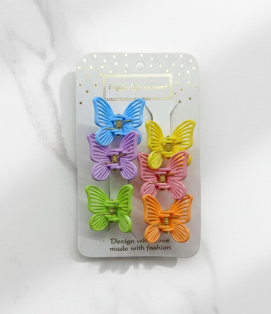 Butterfly mini Clutchers [ 6 pcs. Card]