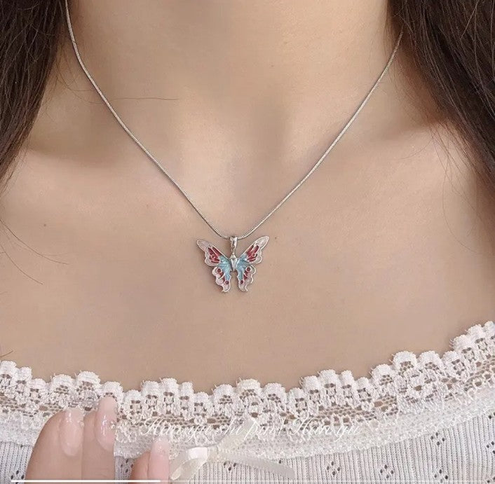 Korean Butterfly Necklace