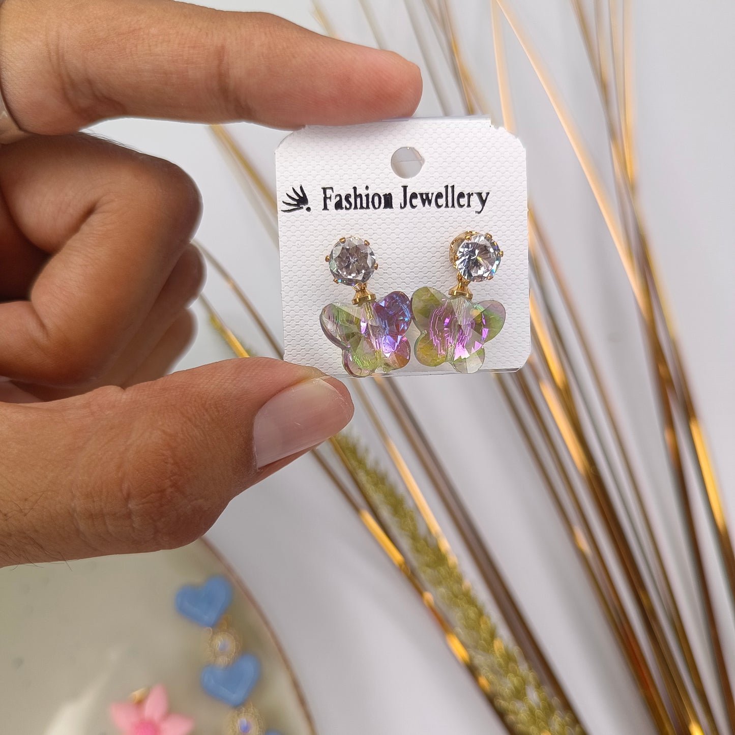 Holographic Butterfly Earings