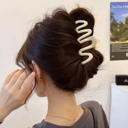 Matte finish Wave hair Clutcher [Big Size]